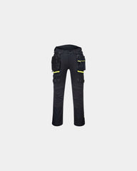 Custom ergonomic stretch work pants DX4 - Black-Sky Blue
