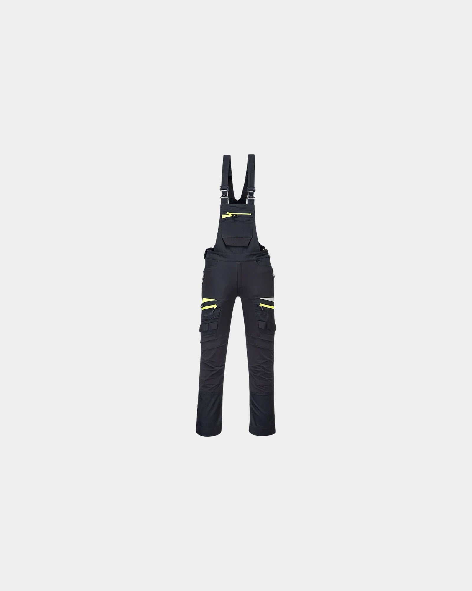 Promotional high visibility DX4 bib overalls - Black-Sky Blue