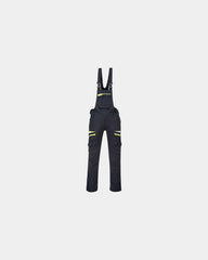 Promotional high visibility DX4 bib overalls - Black-Sky Blue