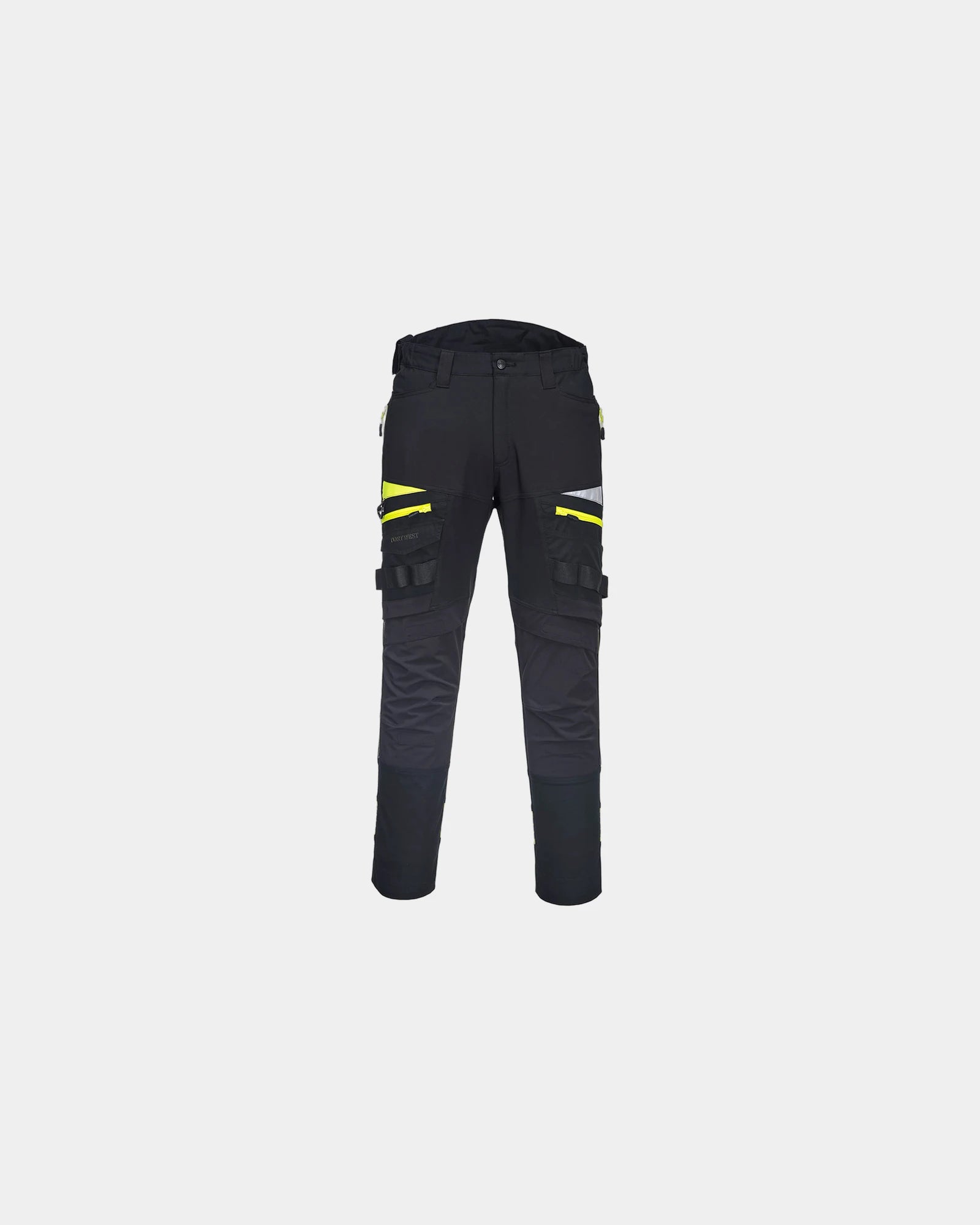 Promotional DX4 stretch work pants - Black-Sky Blue