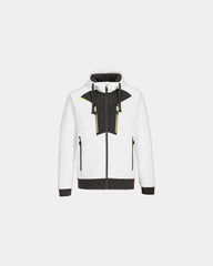 Personalized lightweight zip hoodie for modern workers - White