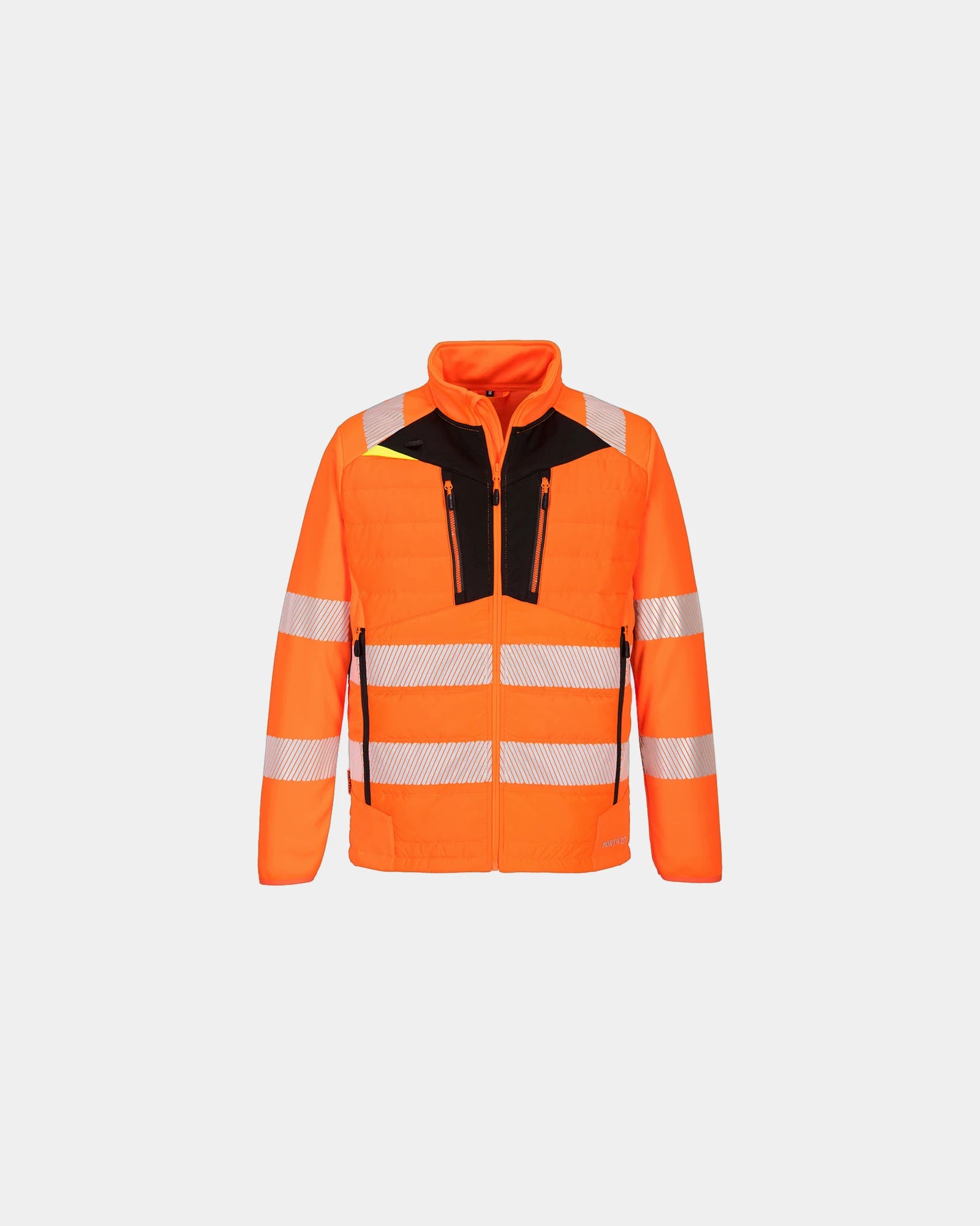 Promotional high-visibility hybrid jacket - Orange