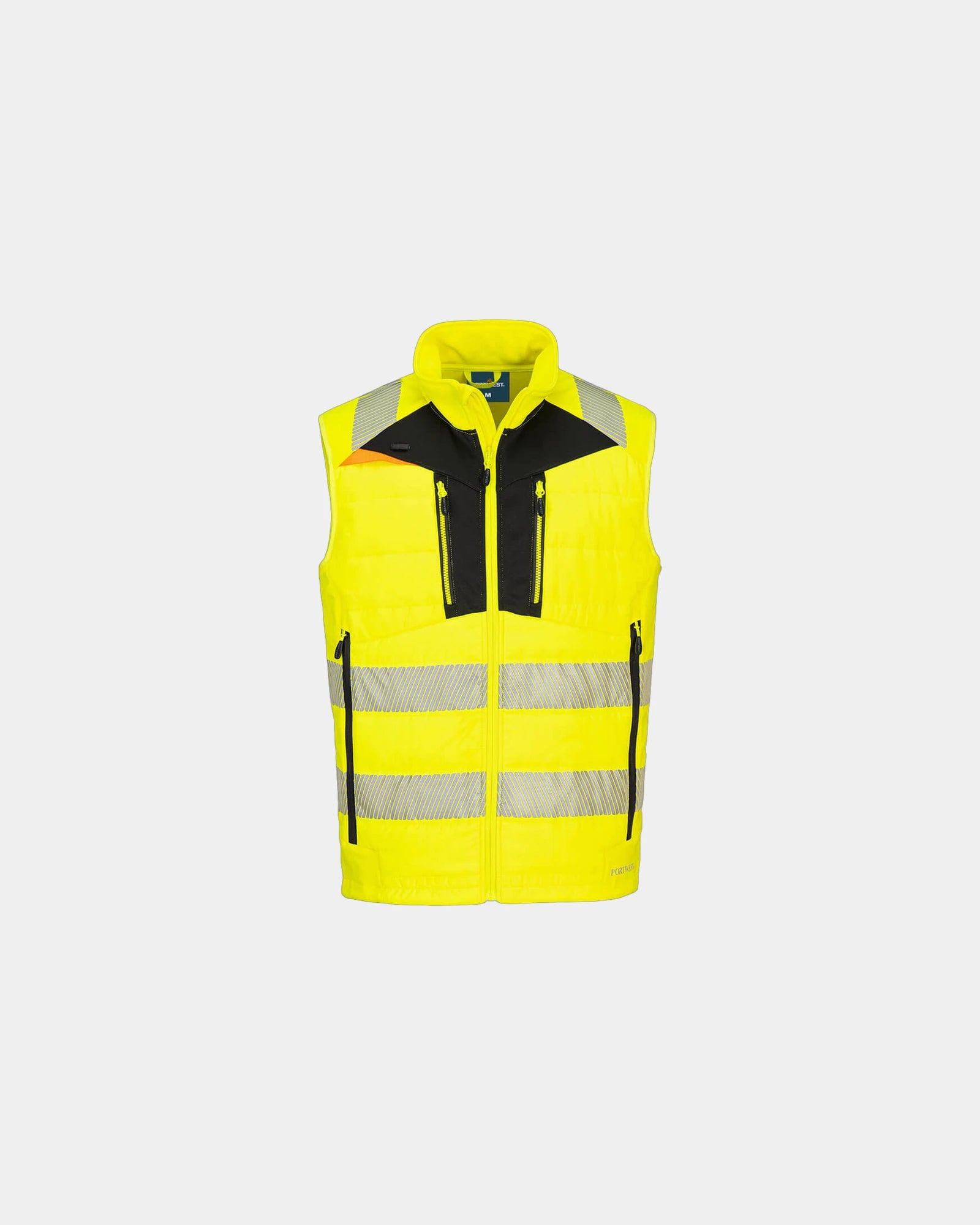 Promotional Hi-Vis Softshell Gilet - Yellow-Black