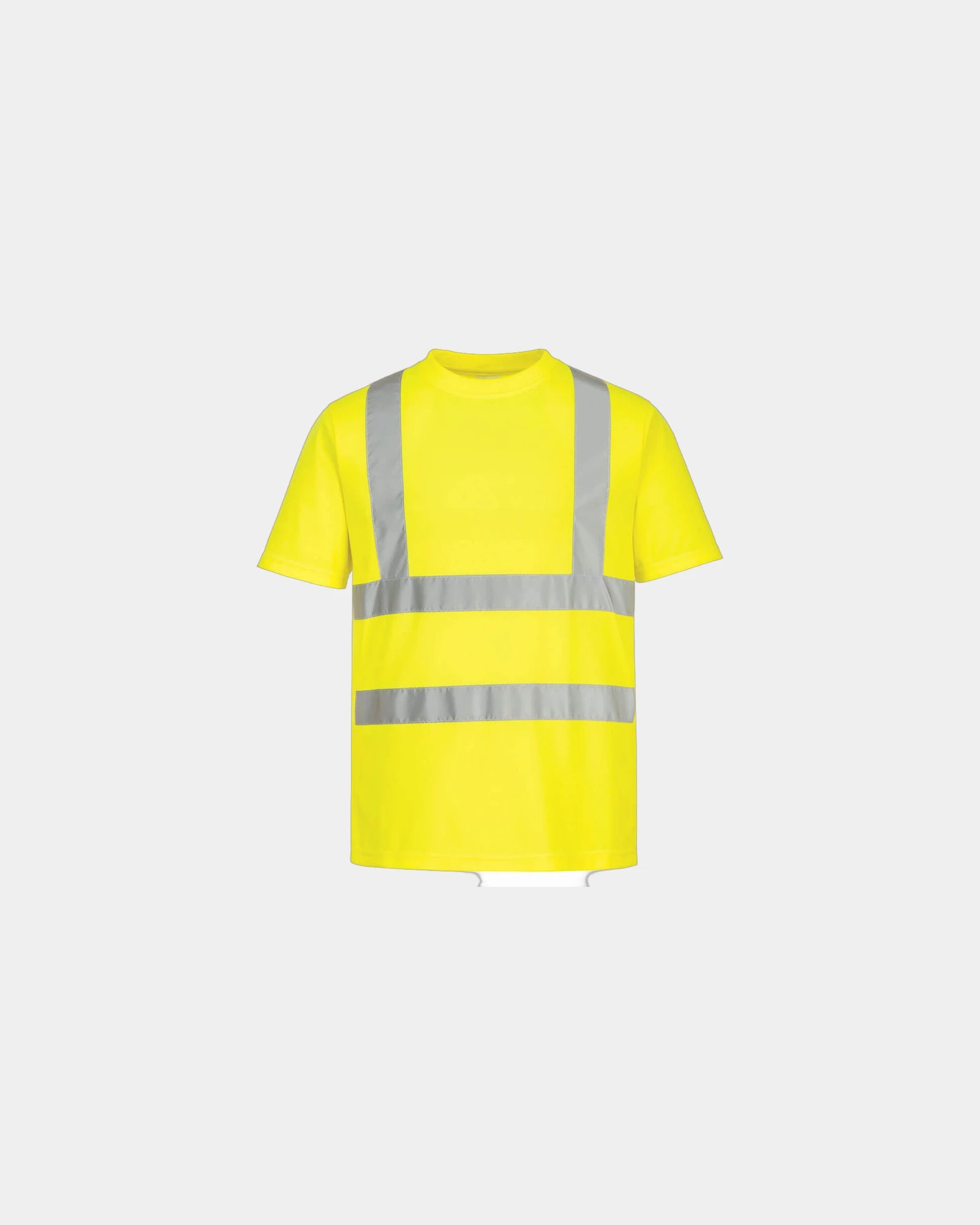 Promotional recycled polyester hi-vis T-shirt - Yellow