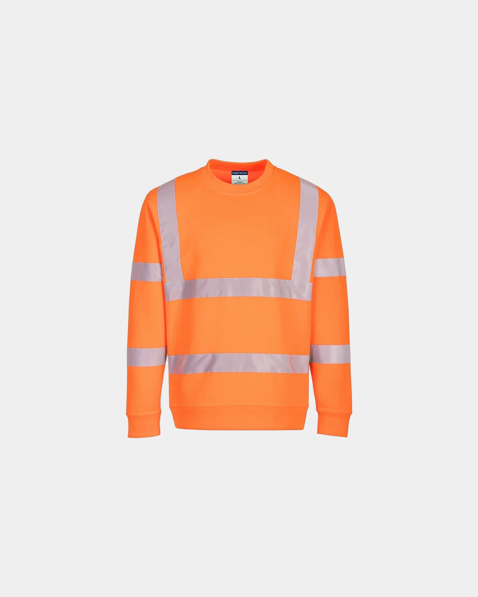 Promotional high visibility sweatshirt 100% polyester - Orange