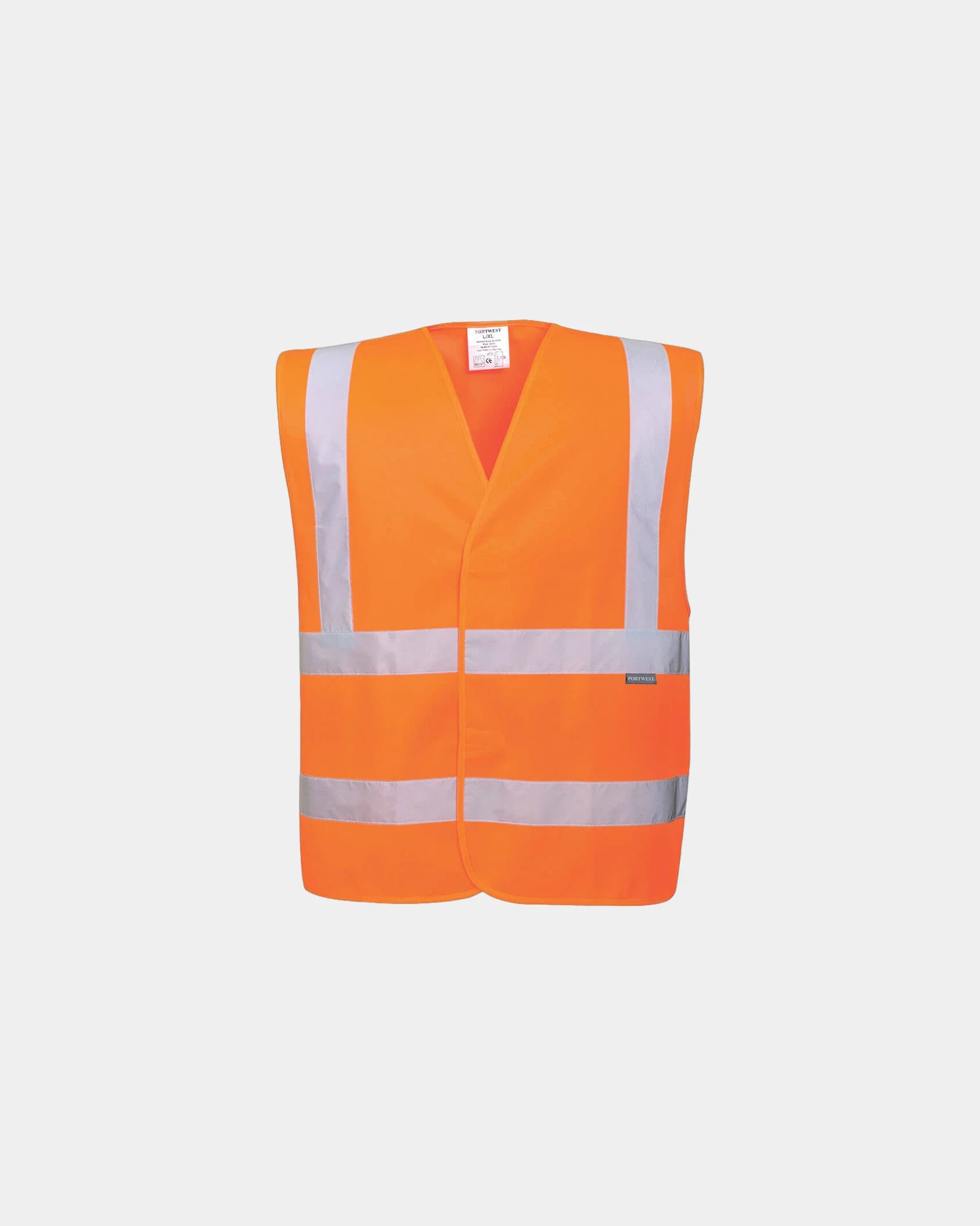 Promotional recycled polyester high visibility vest - Orange