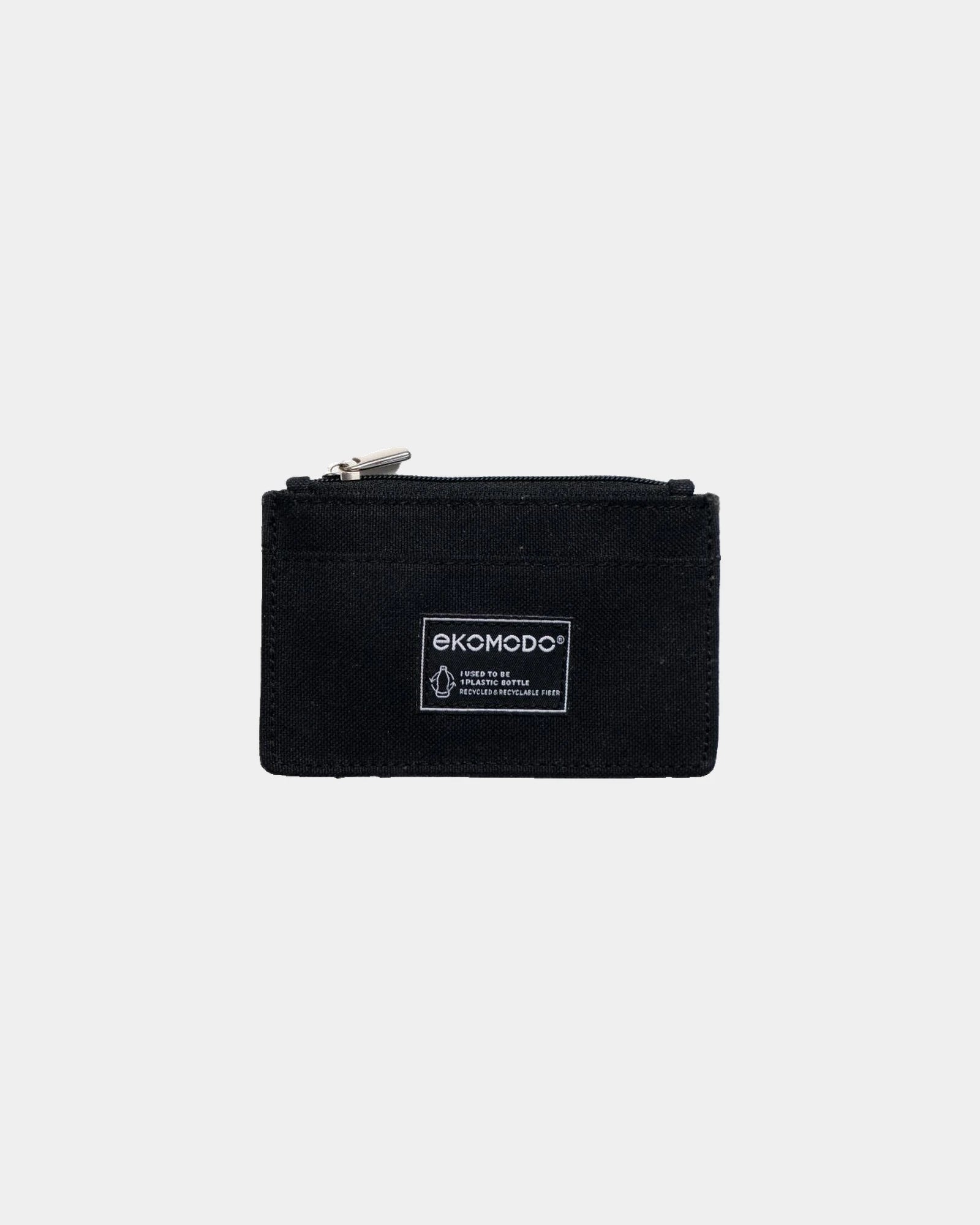 Custom Diru recycled polyester wallet - Black