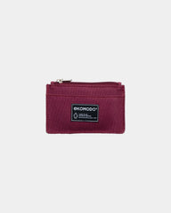 Custom Diru recycled polyester wallet - Garnet