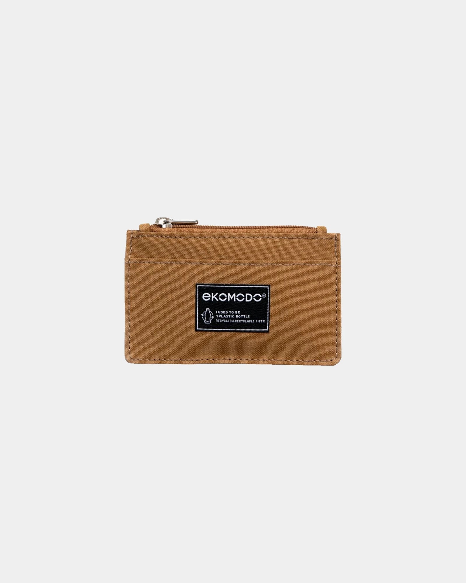 Custom Diru recycled polyester wallet - Brown