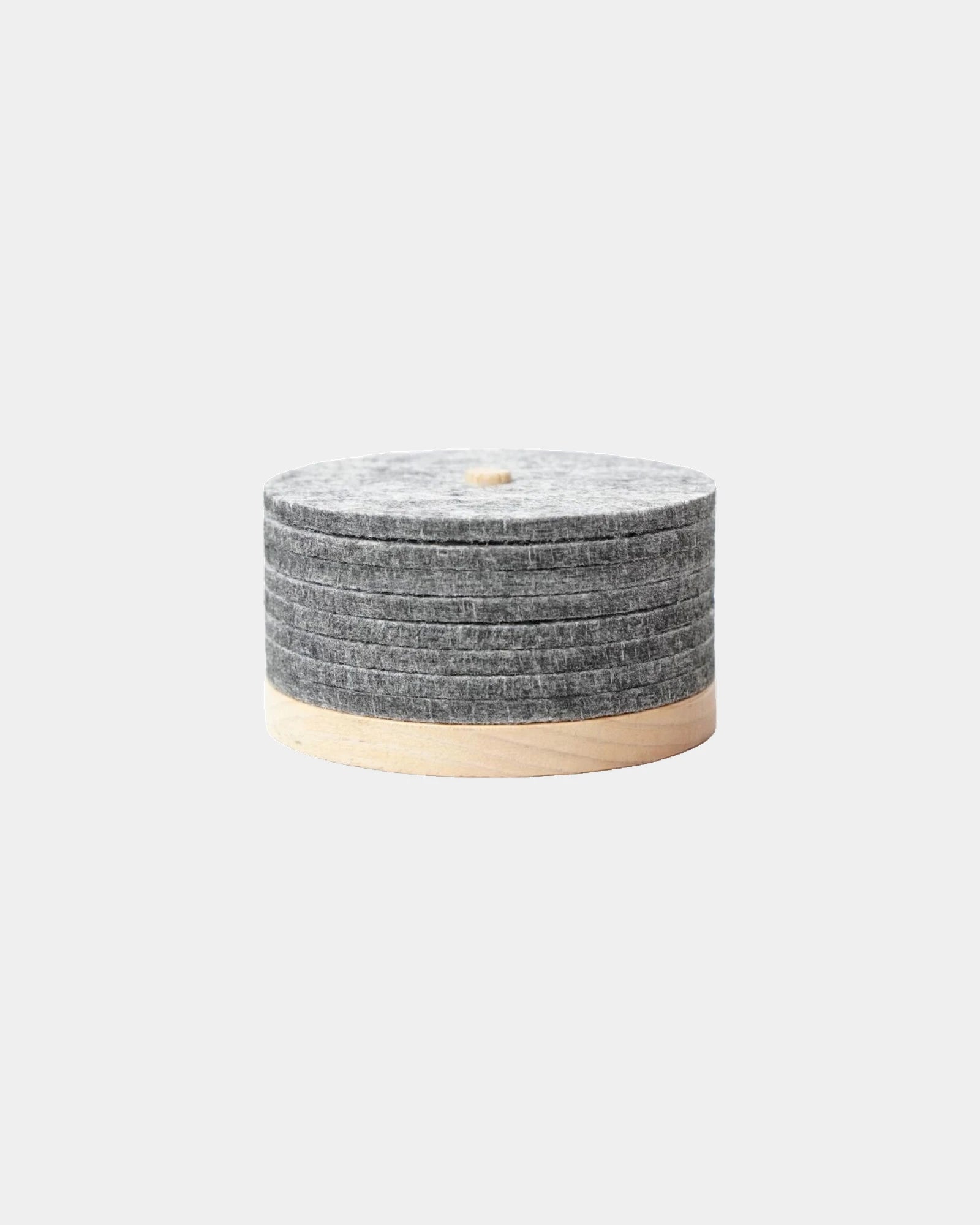 Custom recycled PET coasters Ekomodo Tanta - Grey