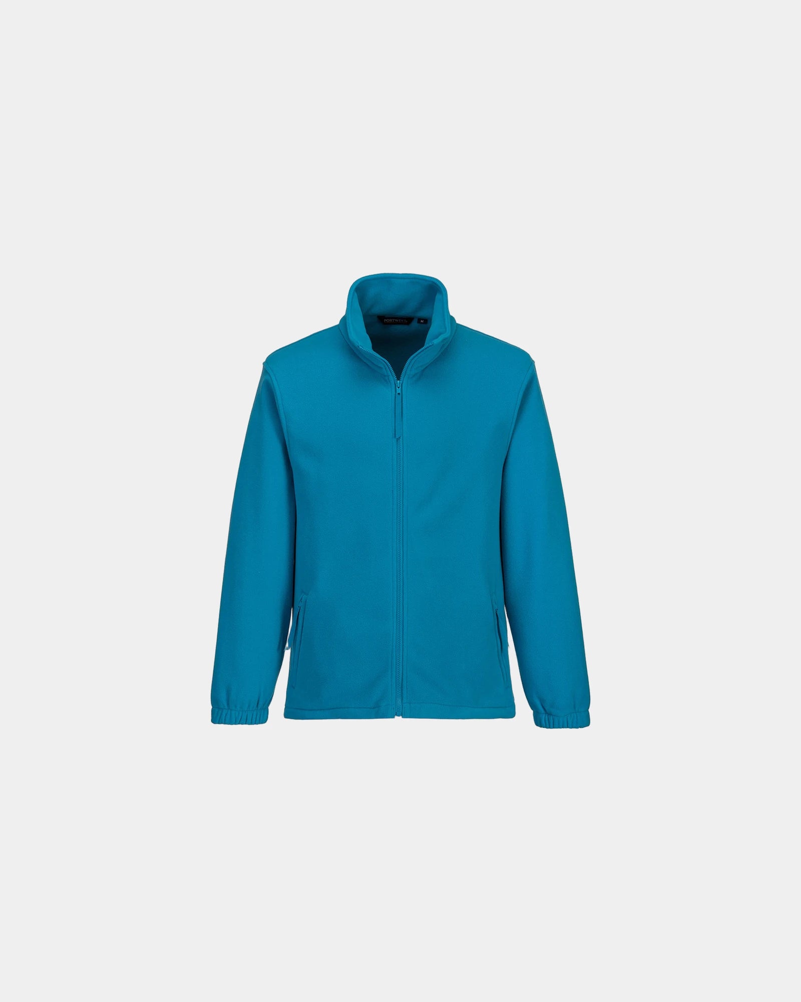 Custom medium-weight fleece jacket - Blue