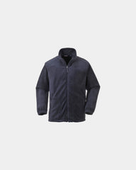 Custom medium-weight fleece jacket - Navy