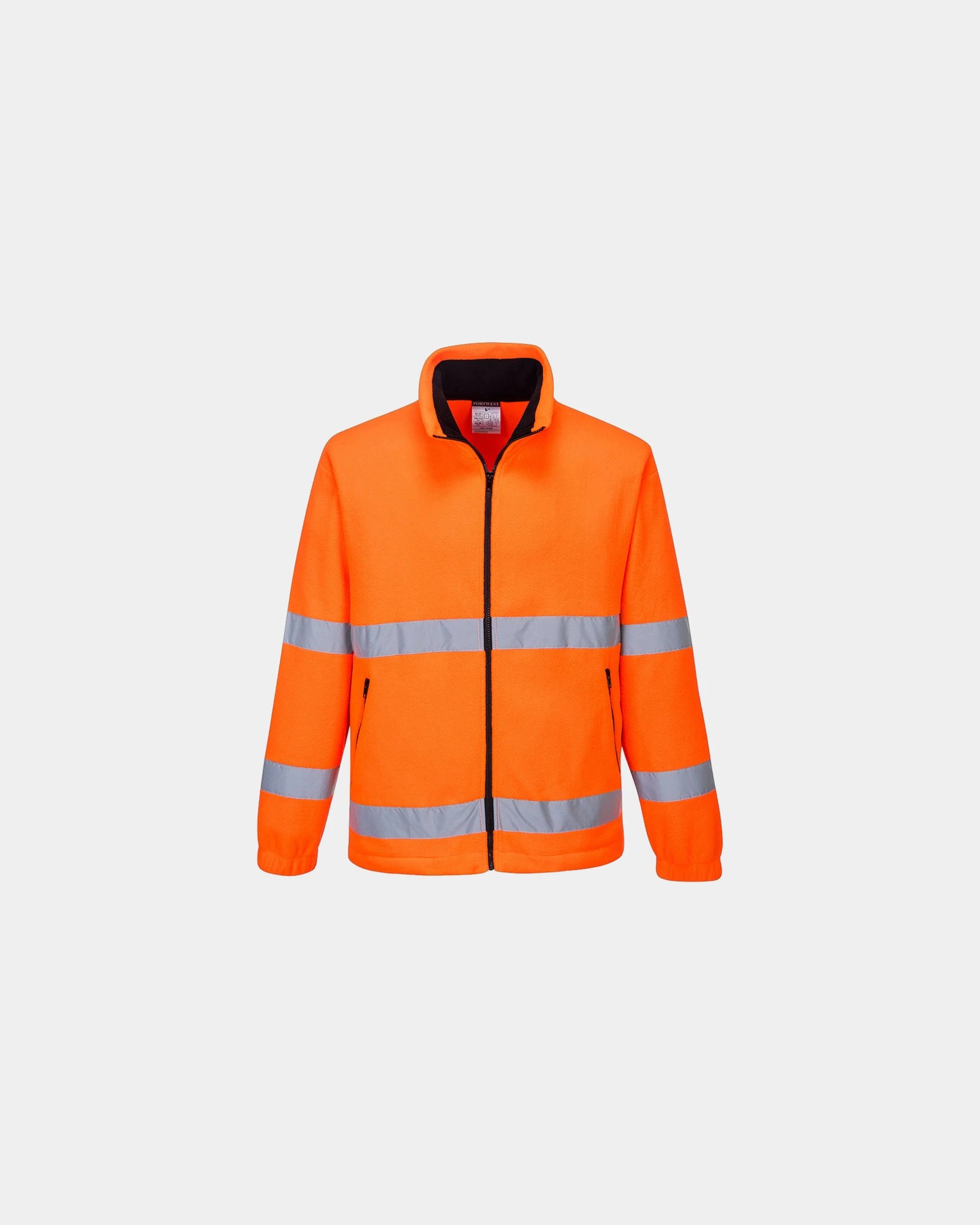 Promotional high-visibility fleece jacket - Orange