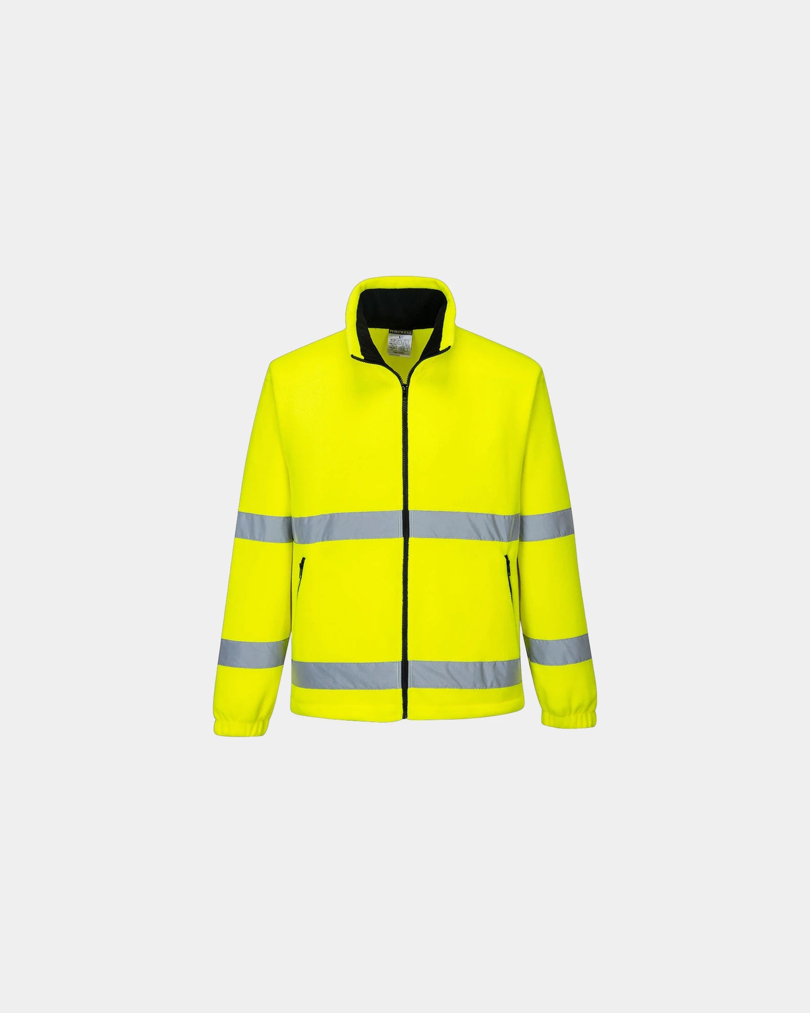Promotional high-visibility fleece jacket - Yellow