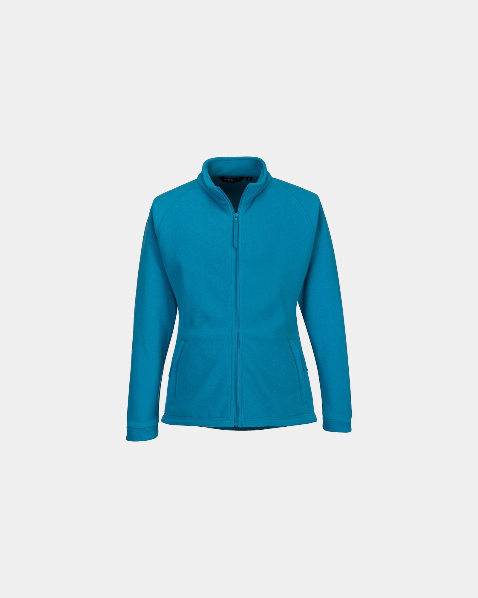 Custom women's fitted fleece jacket - Blue