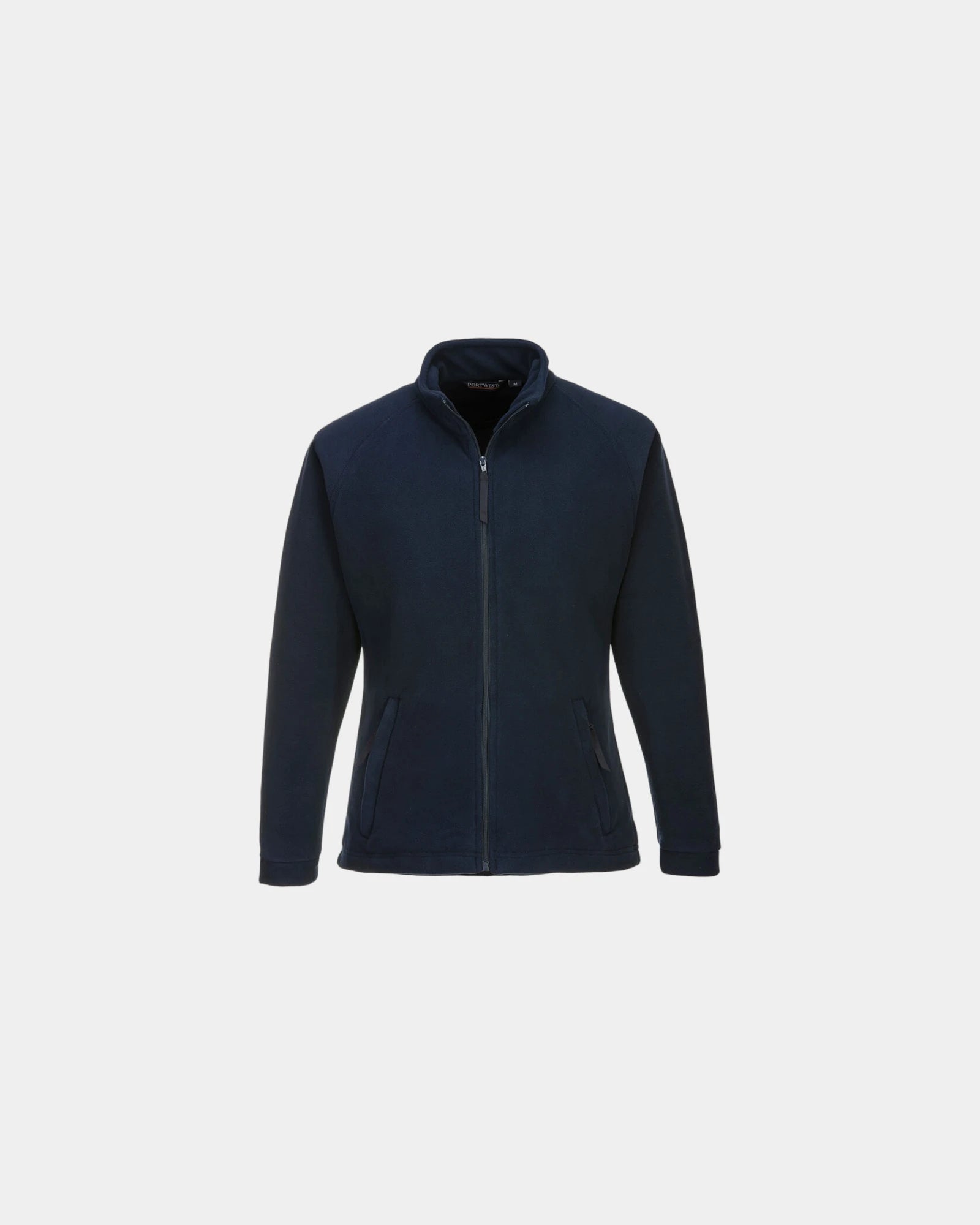 Custom women's fitted fleece jacket - Navy