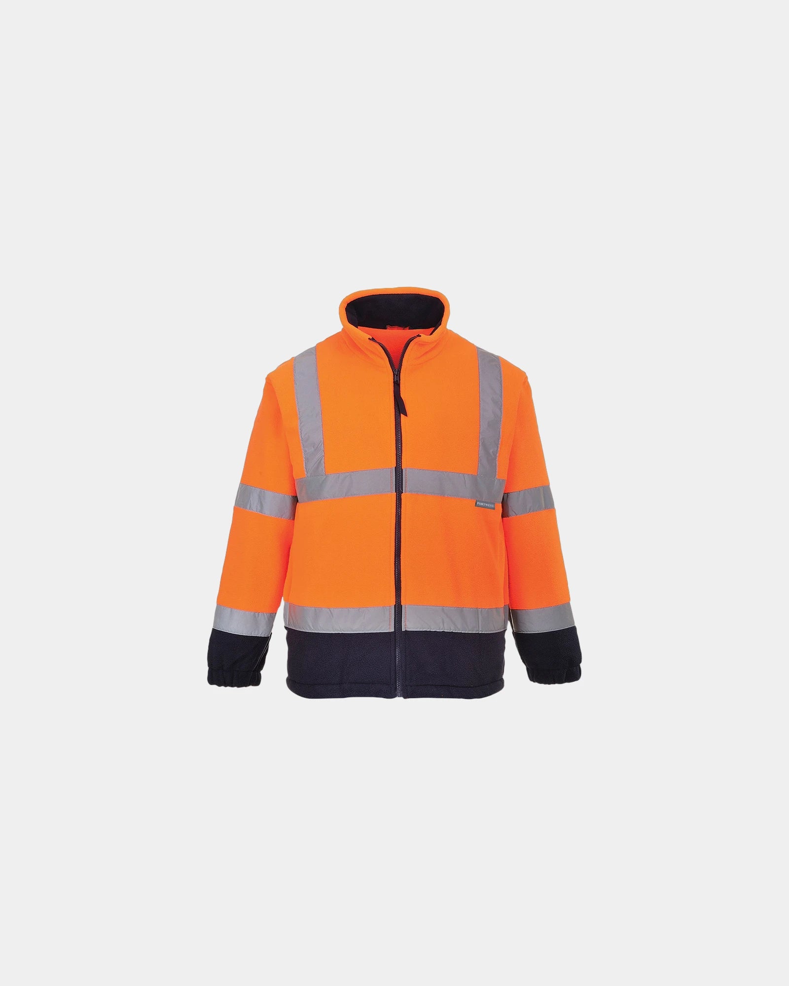 Promotional HiVis bicolore fleece jacket - Orange
