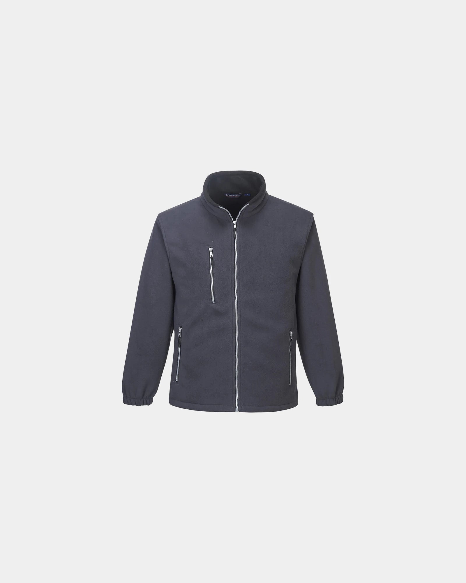Custom thick polar fleece jacket City 440g - Grey