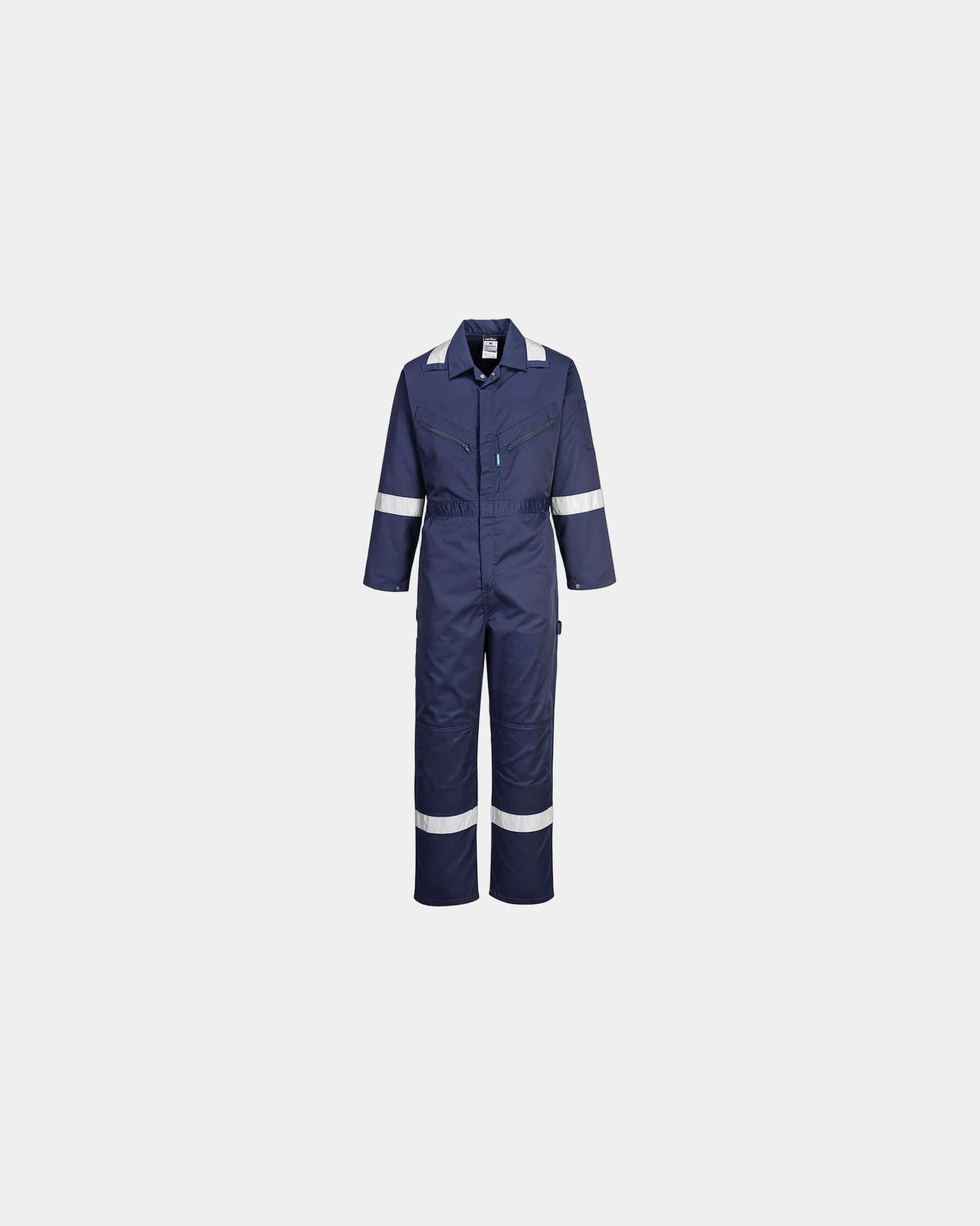 Promotional safety coverall for enhanced visibility - Navy