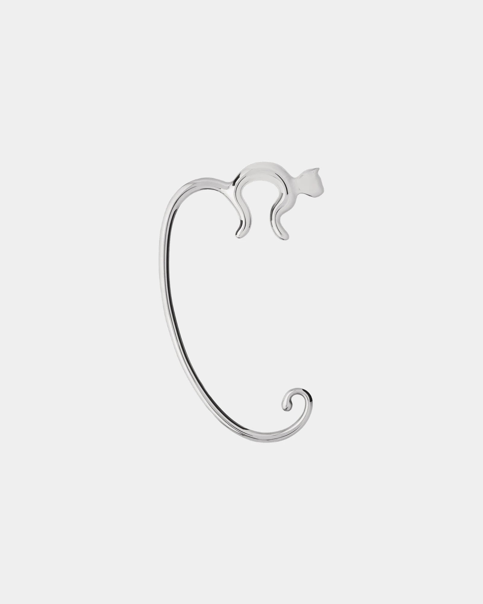 Custom stainless steel bag hook Alessi Minou - Silver
