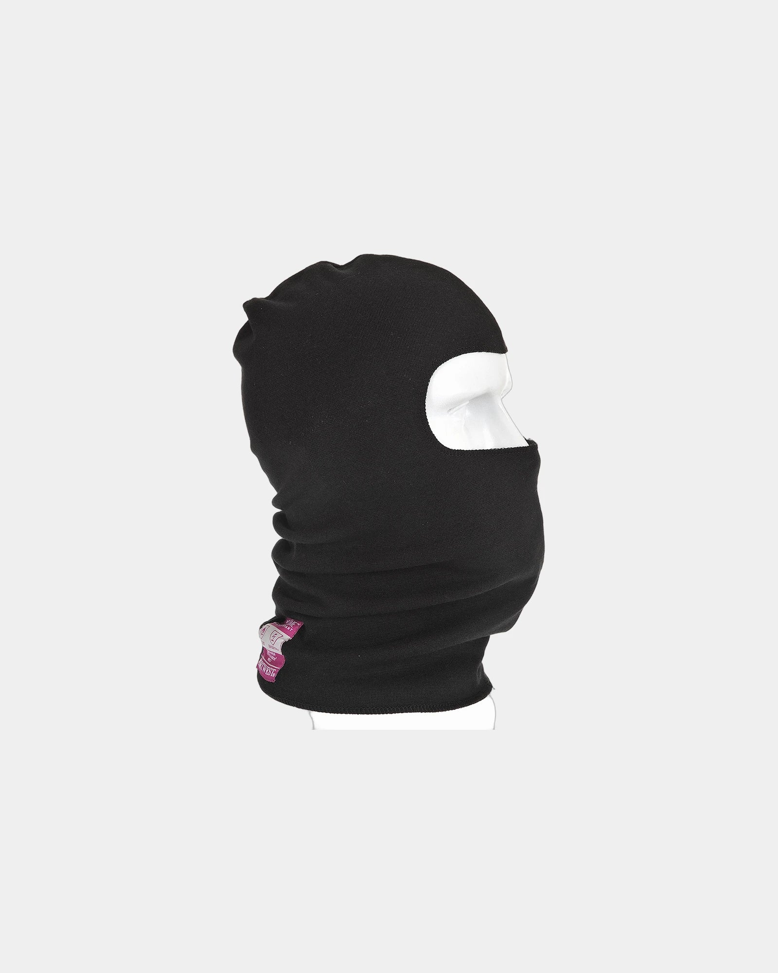 Promotional high-visibility antistatic balaclava - Black-Sky Blue