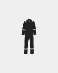 Promotional lightweight antistatic coverall Portwest - Black-Sky Blue