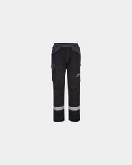 Promotional Modaflame service pants WX3 FR - Black-Sky Blue