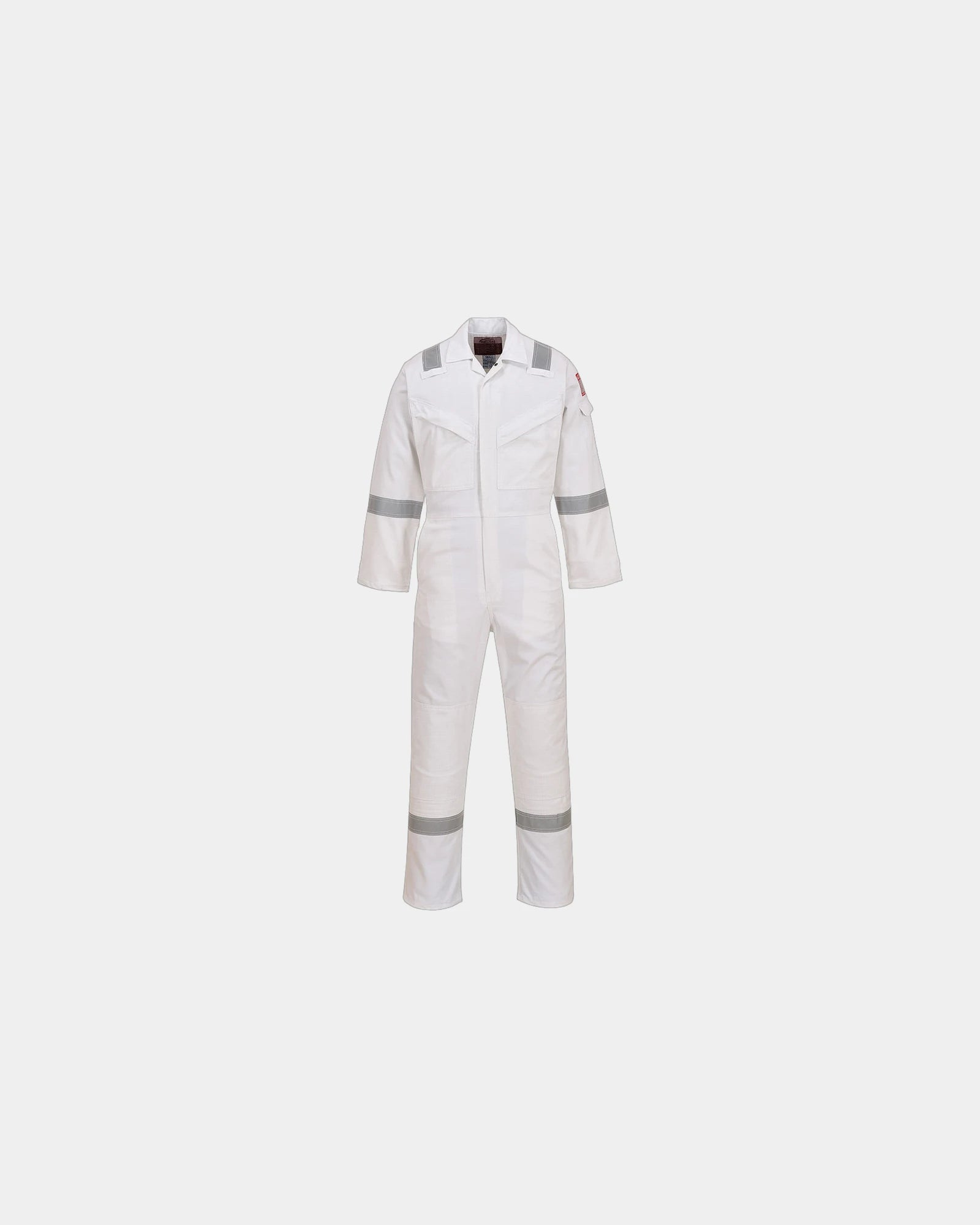 Promotional flame-resistant antistatic coverall 350g - White