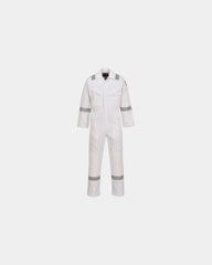 Promotional flame-resistant antistatic coverall 350g - White