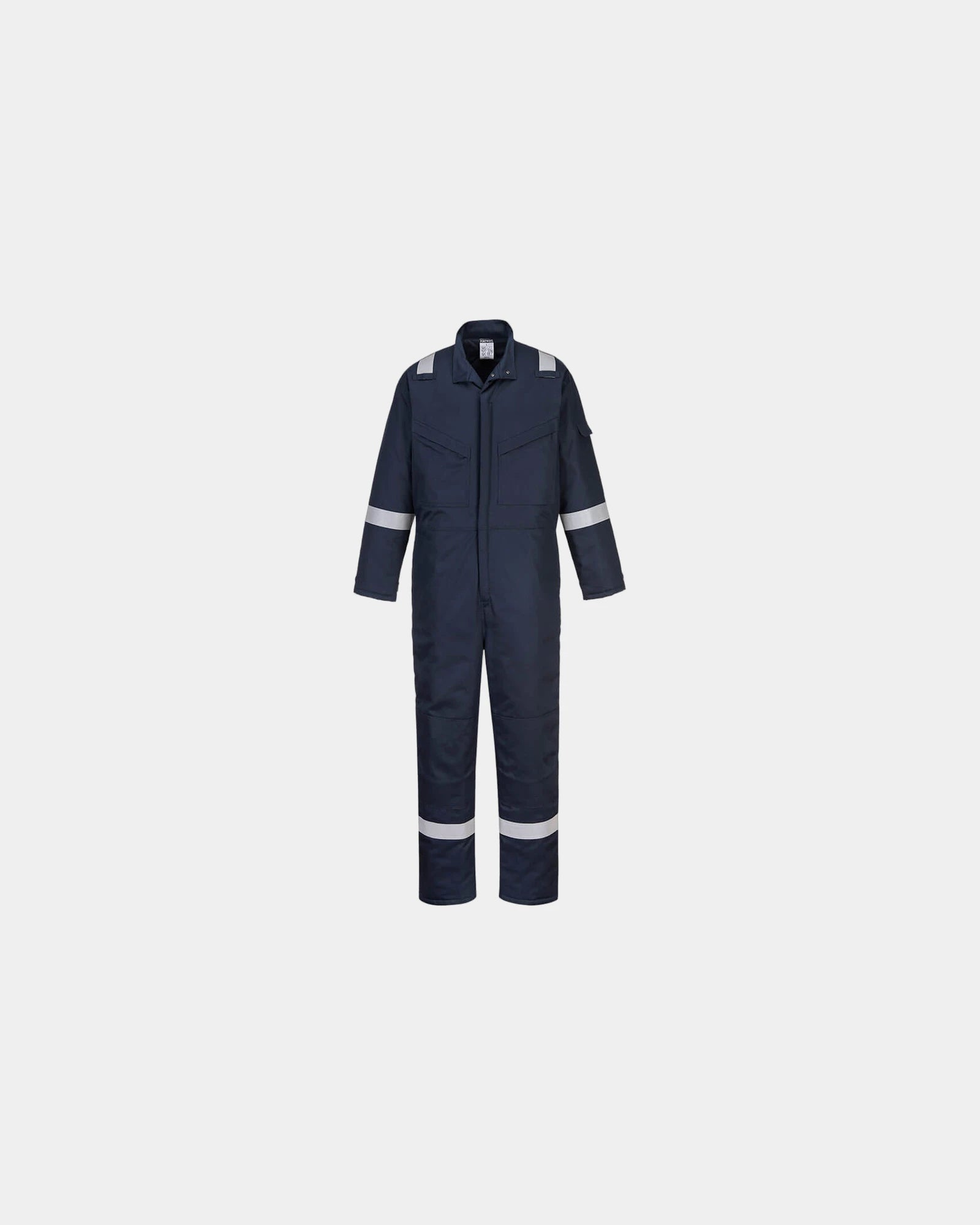 Promotional winter quilted antistatic coverall 350g - Navy