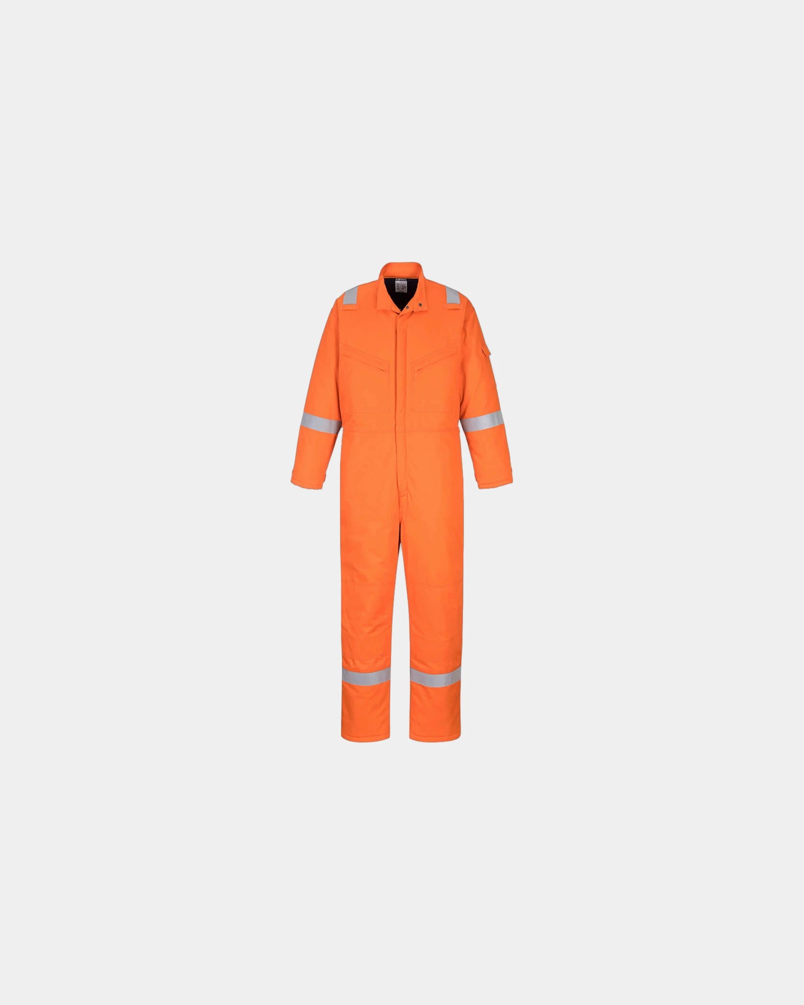 Promotional winter quilted antistatic coverall 350g - Orange