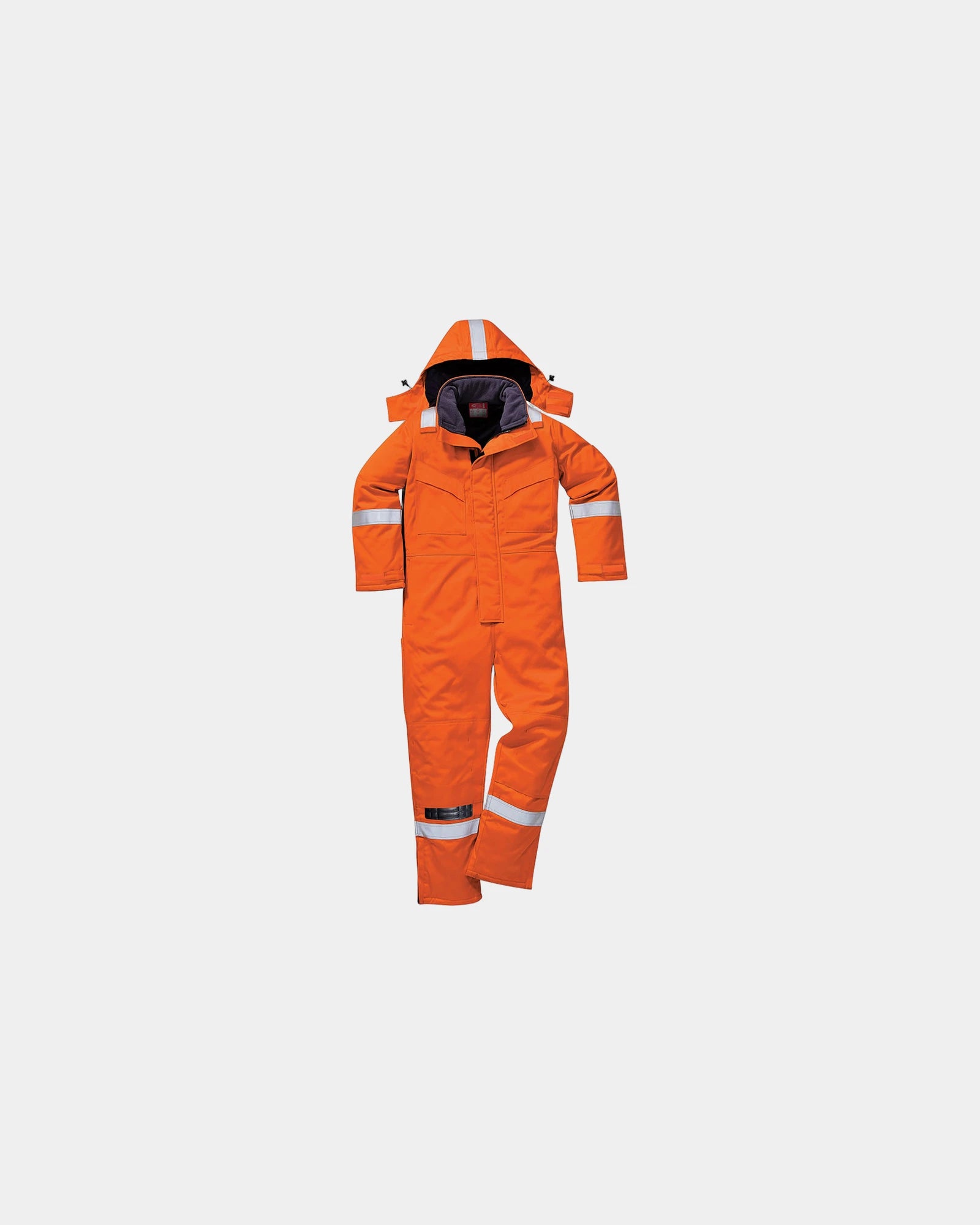 Promotional FR winter coverall for offshore industry - Orange