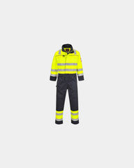 Promotional high-visibility multi-risk coverall - Yellow-Navy