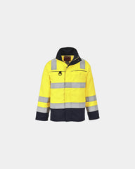 Promotional high-visibility jacket - Yellow-Navy