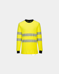 Promotional flame-resistant Hi-Vis T-shirt - Yellow-Black