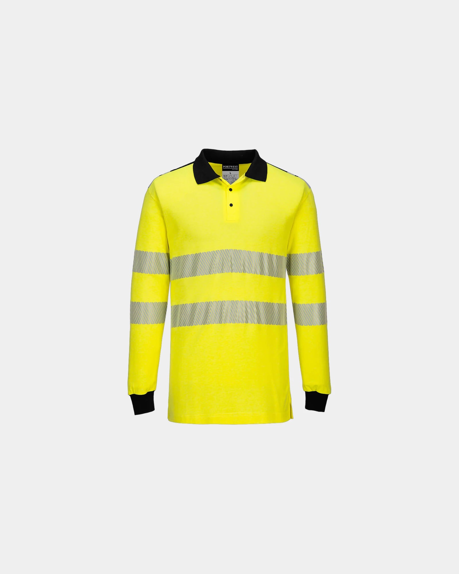 Promotional flame-resistant polo for safety - Yellow-Black