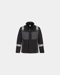 Promotional softshell WX3 jacket for businesses - Black-Sky Blue