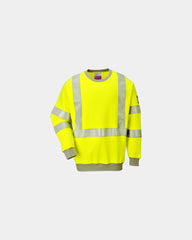Promotional high-visibility sweatshirt Portwest B303 - Yellow