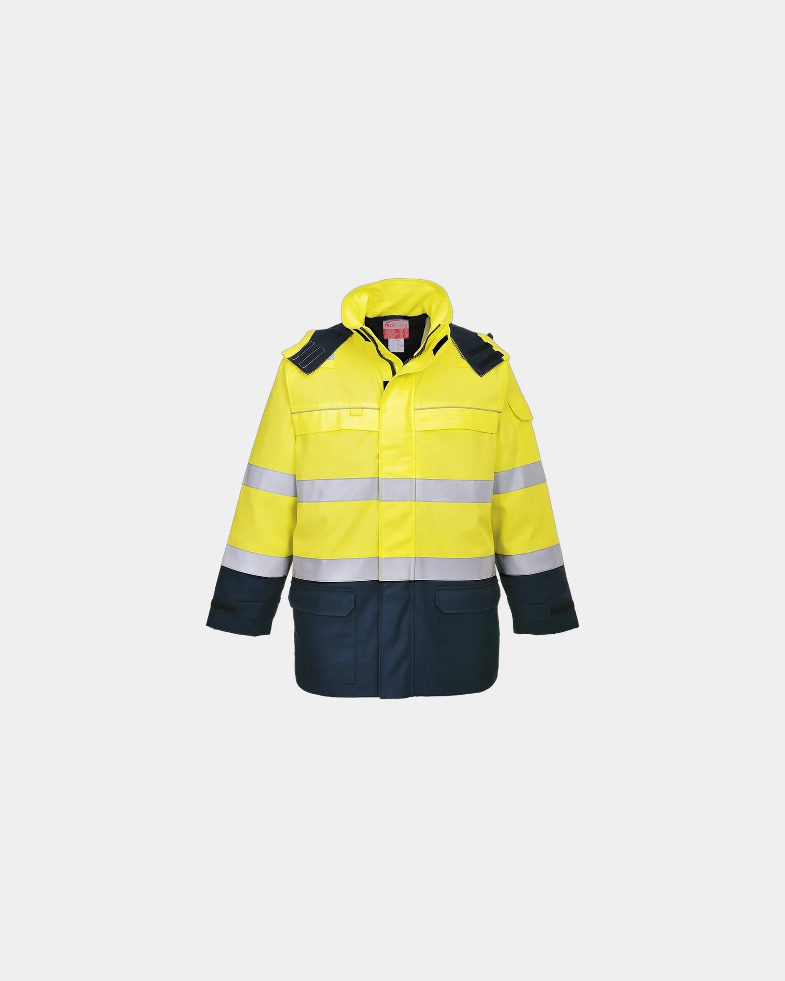 Promotional Hi-Vis electric arc jacket - Yellow-Navy