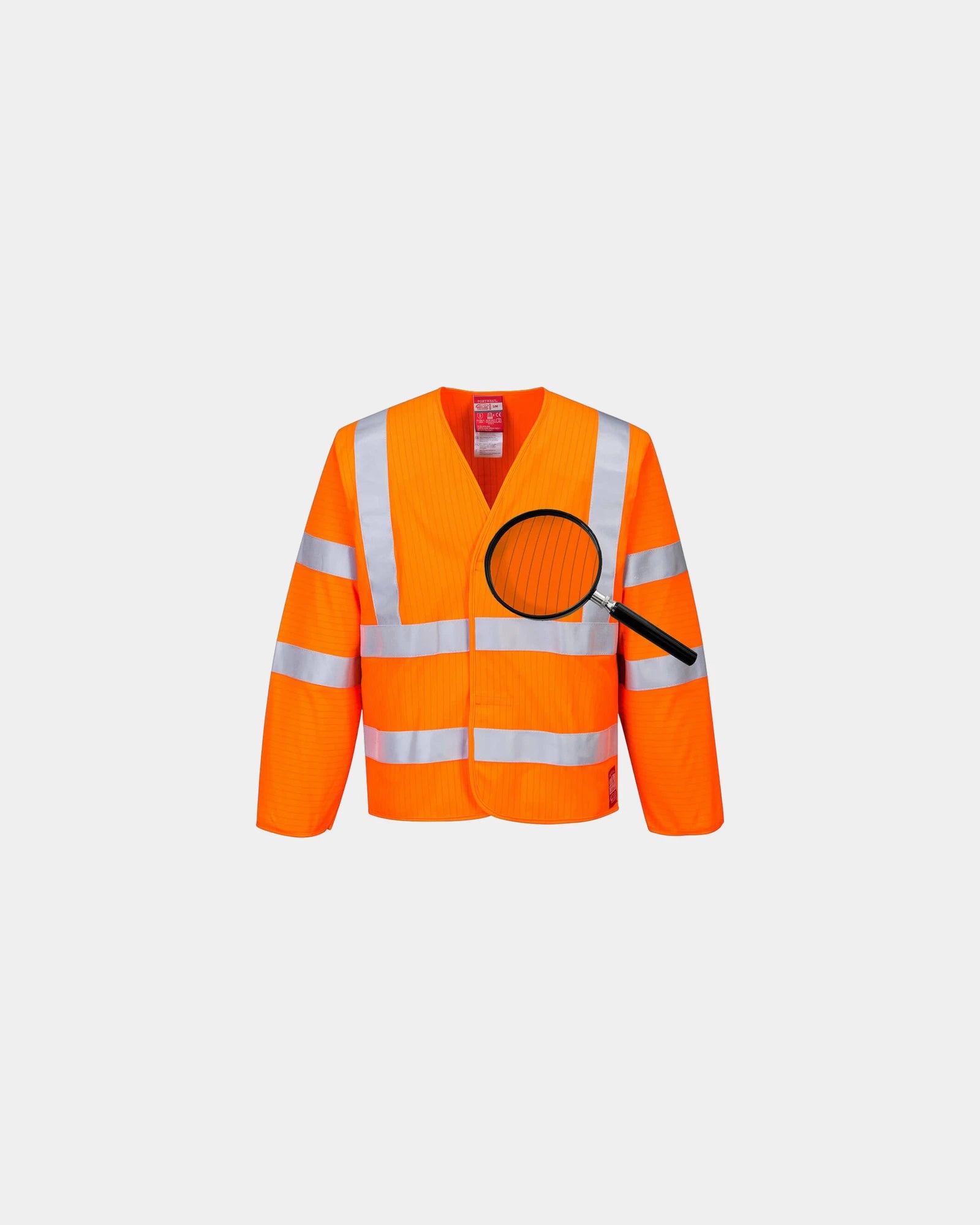 Promotional Hi-Vis anti-static jacket - Orange