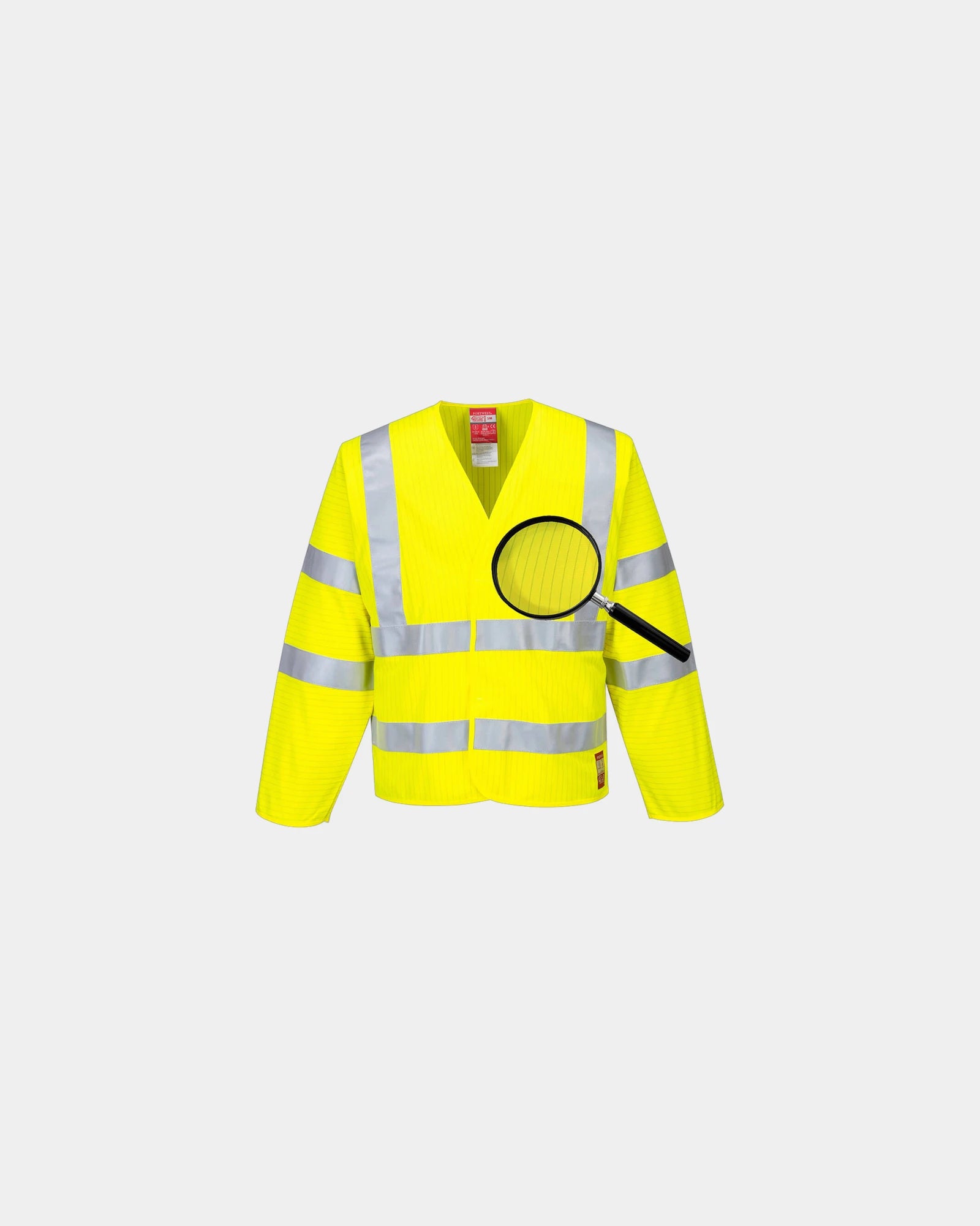Promotional Hi-Vis anti-static jacket - Yellow