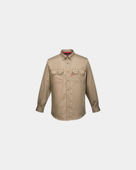 Promotional flame-resistant shirt Portwest Bizflame 88/12 - Khaki