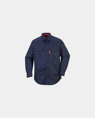 Promotional flame-resistant shirt Portwest Bizflame 88/12 - Navy
