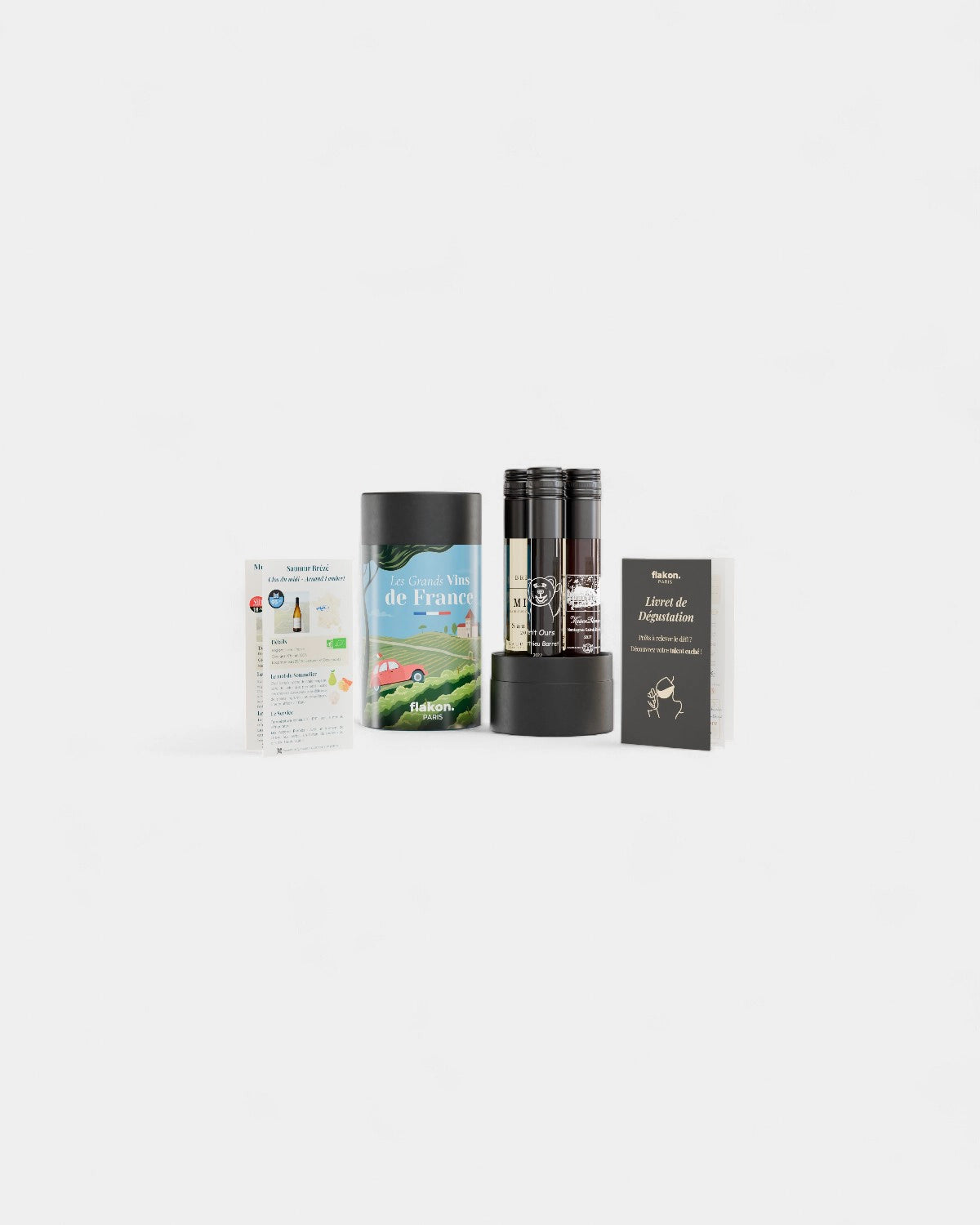 Tasting set 4 customizable wine bottles - 3