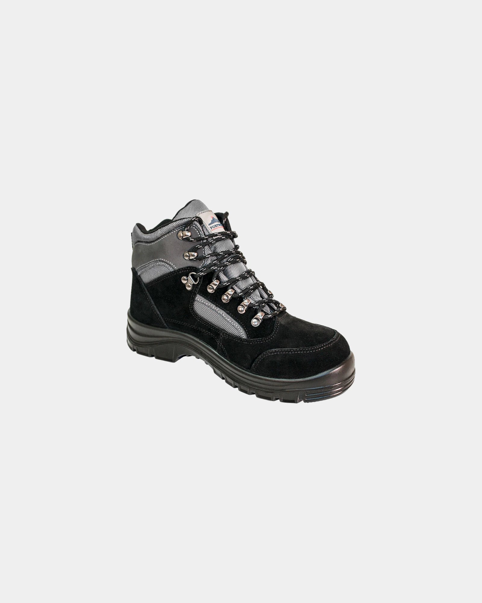 Promotional S3 waterproof hiking boots - Black-Sky Blue