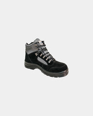 Promotional S3 waterproof hiking boots - Black-Sky Blue