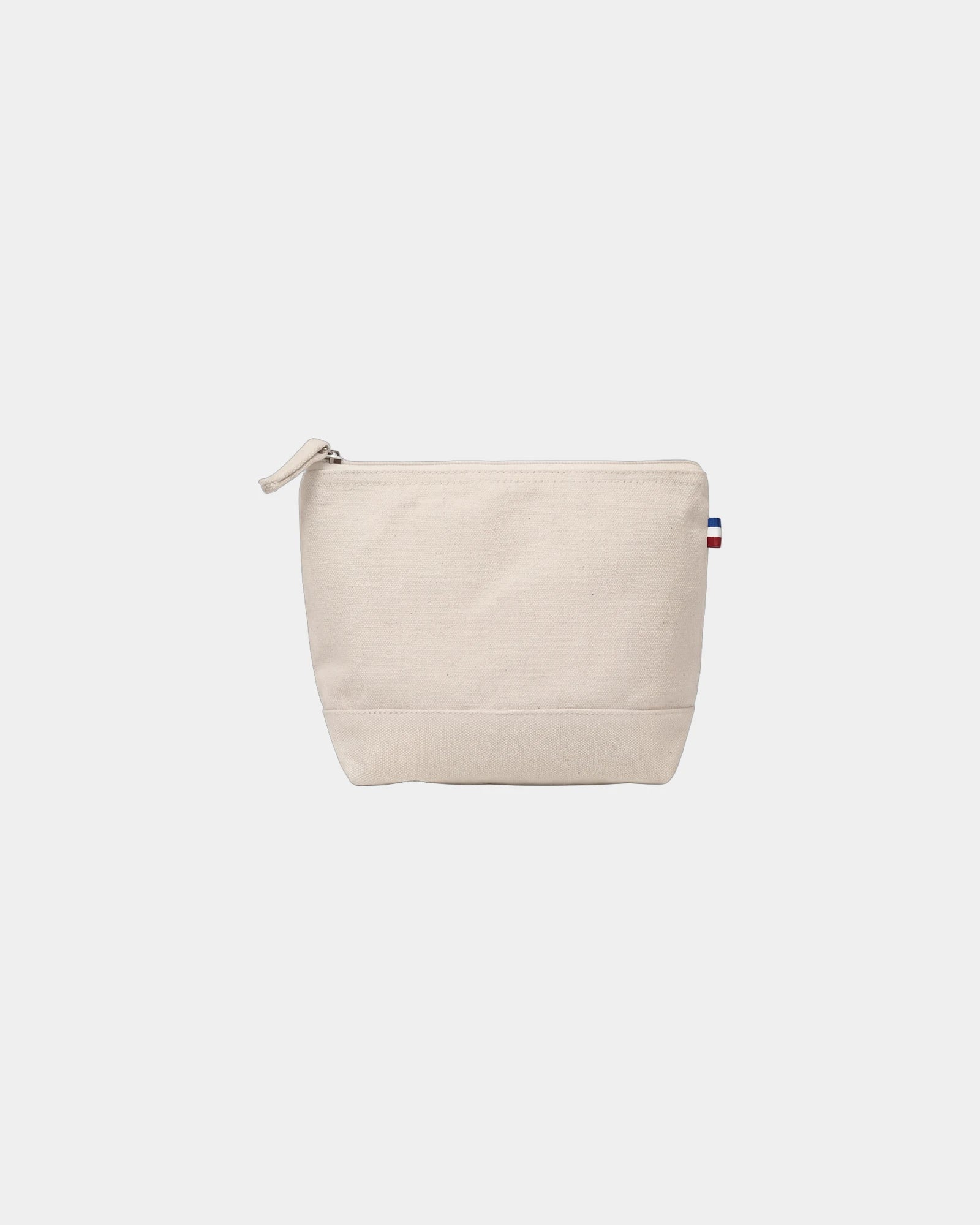 Custom recycled cotton bag Goodjour Trousse - Ecru
