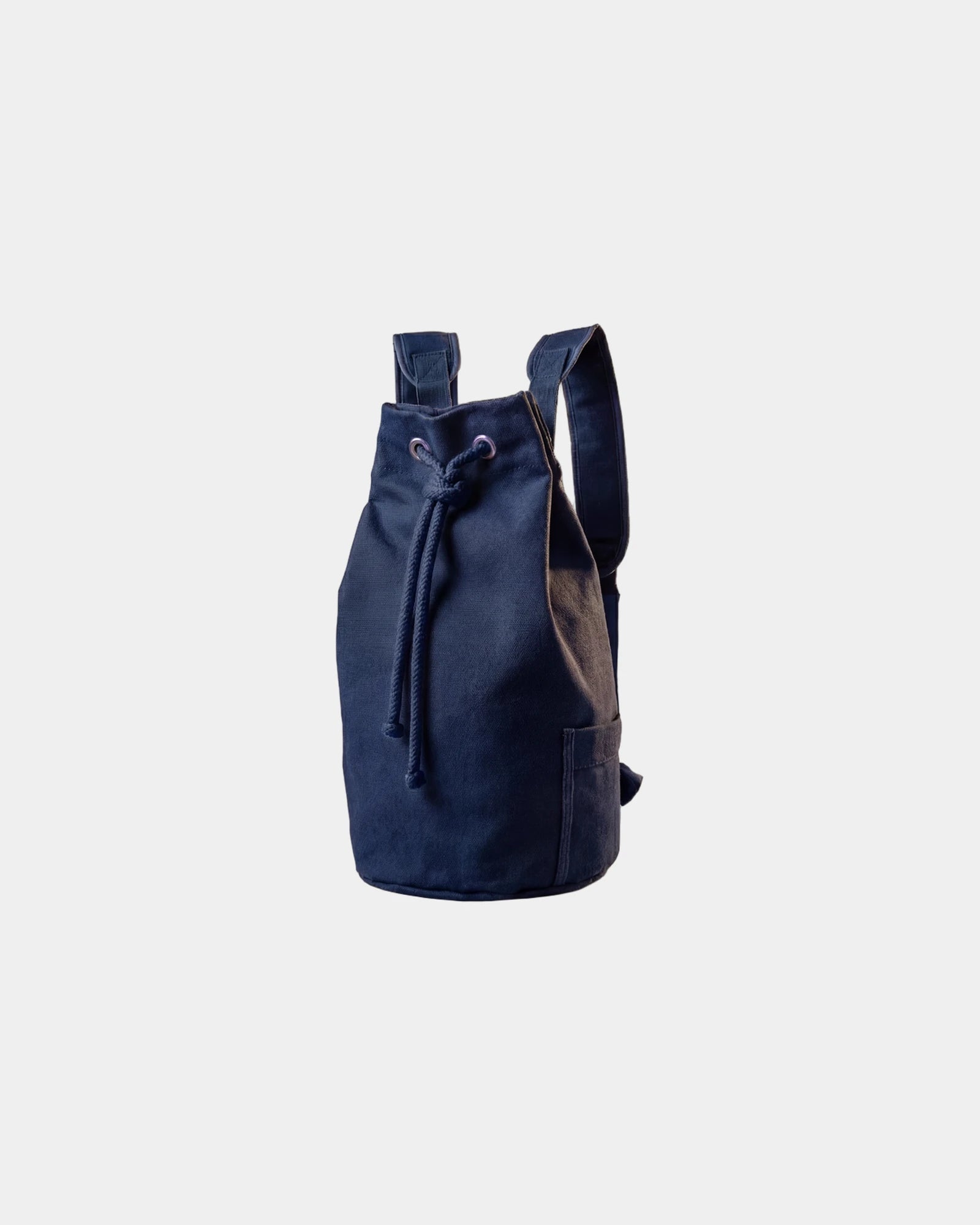 Custom recycled cotton backpack Goodjour Sac Matelot - Navy
