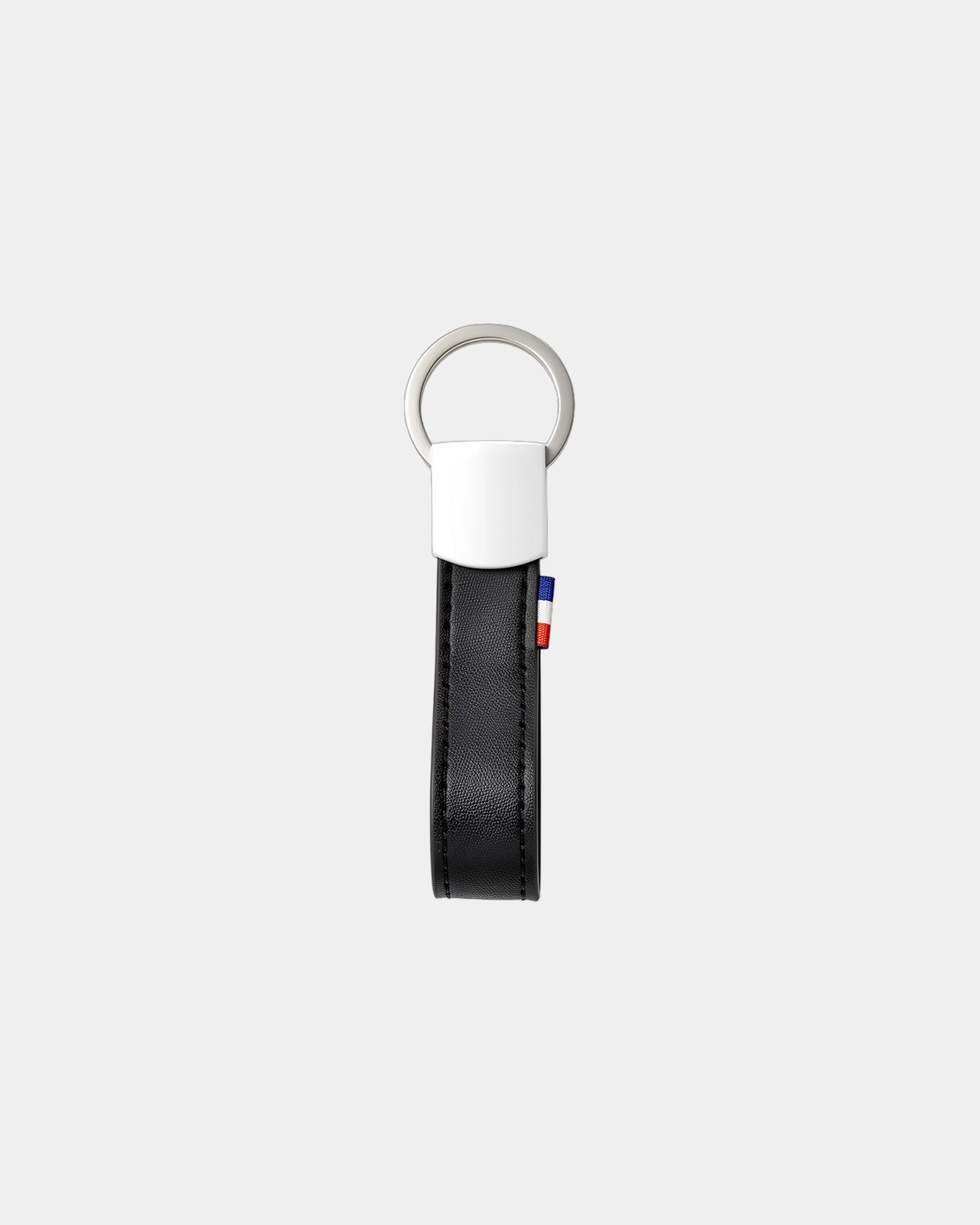 Custom promotional keychain made in France Goodjour - Black