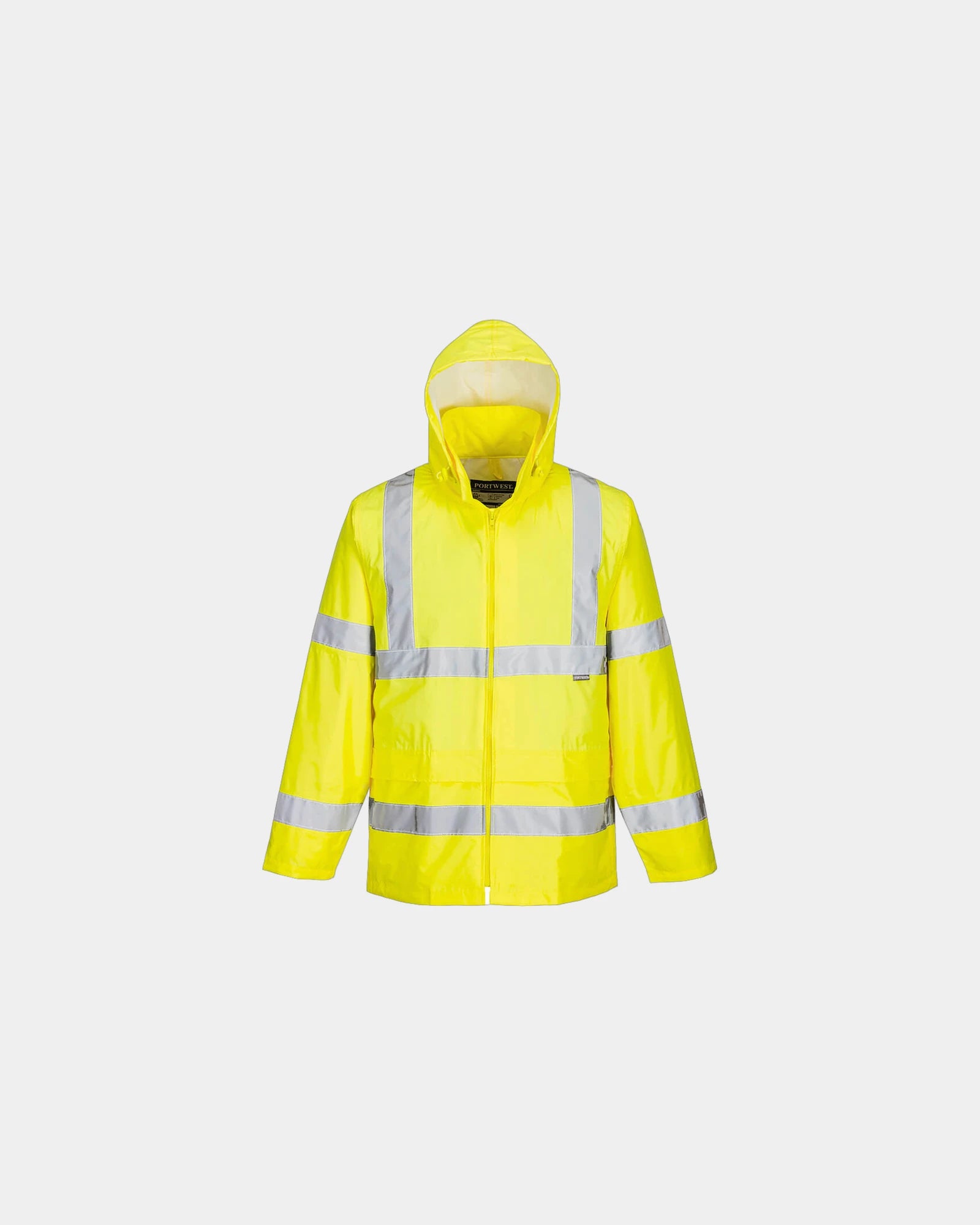 Promotional waterproof Hi-Vis rain jacket - Yellow